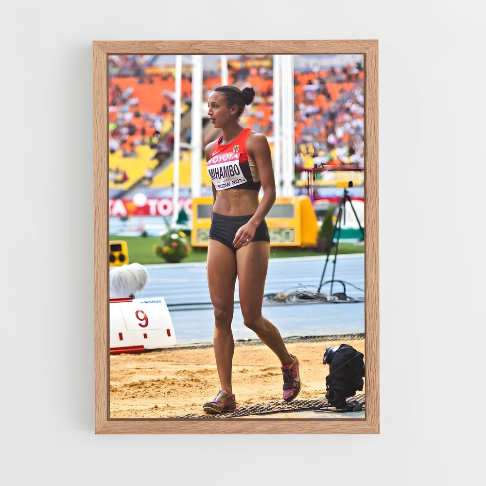 Poster Sprinting Elegance – affiche Athlétisme (vue 4)